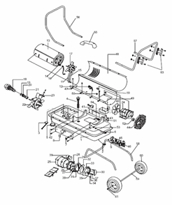 Page A Diagram and Parts List for HS-45-KFA  Heat Stream Heater